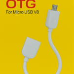 ROBOTEK OTG Cable (Micro USB/V8) – 100 Mbps High-Speed Data Transfer | White