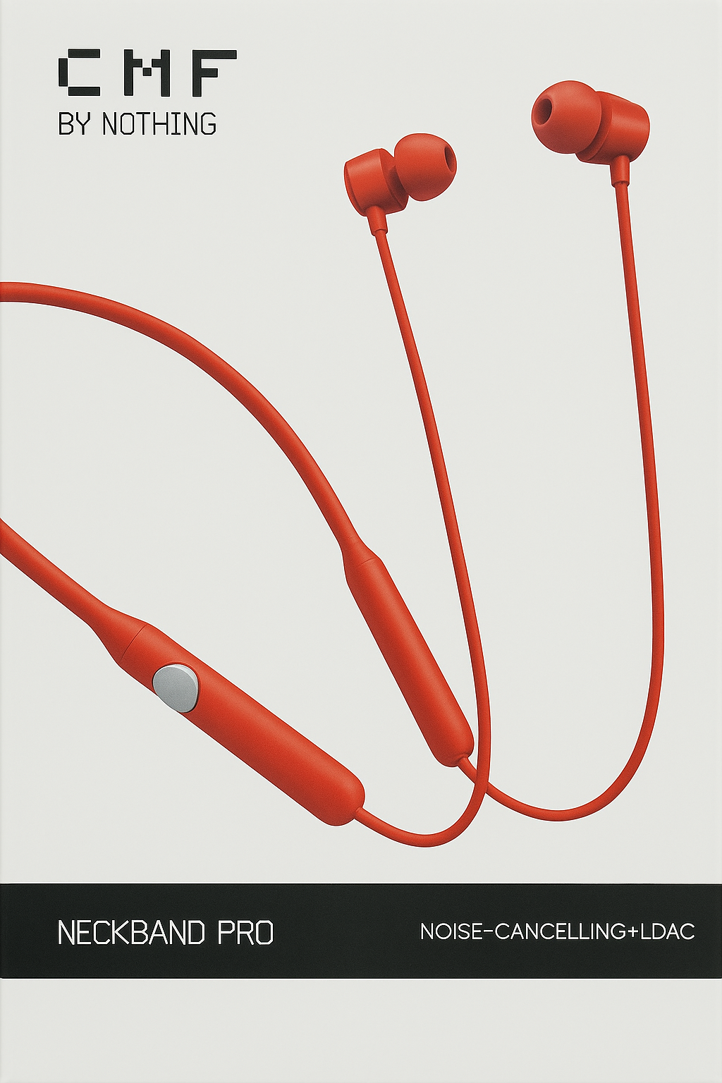 CMF by Nothing Neckband Pro – 50dB ANC, Smart Dial, 37Hrs Battery, Bluetooth (Orange)