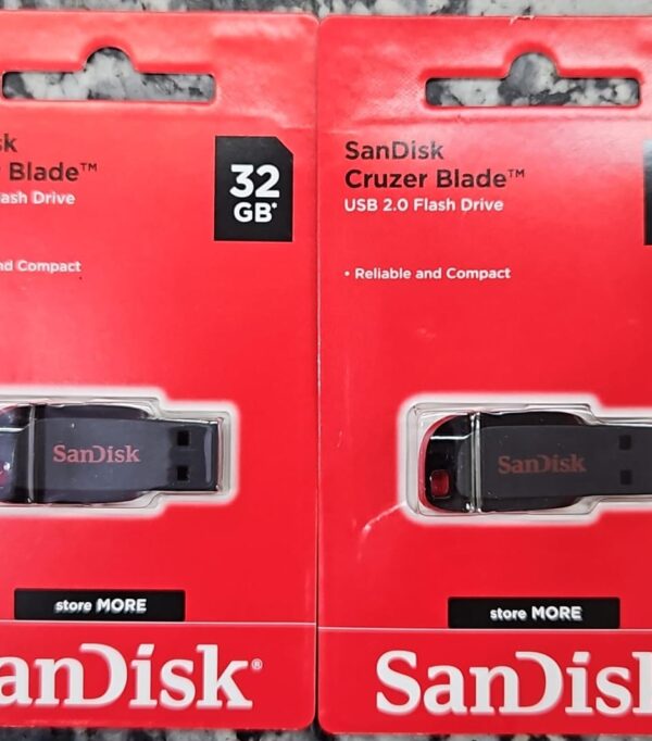 SanDisk Cruzer Blade 32GB USB 2.0 Flash Drive – Reliable & Compact Storage Solution